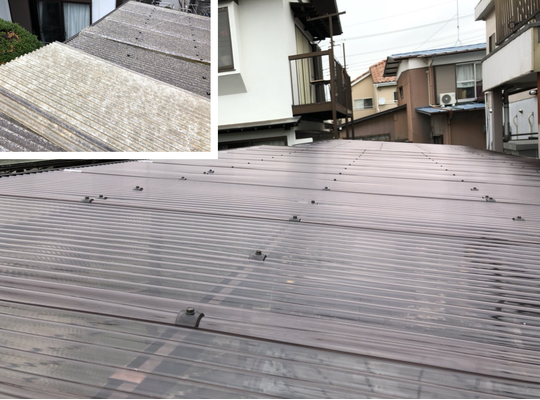 大和市　カーポート屋根交換