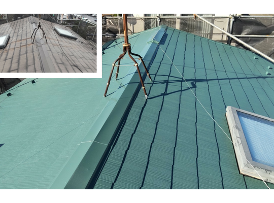 足立区　屋根塗装