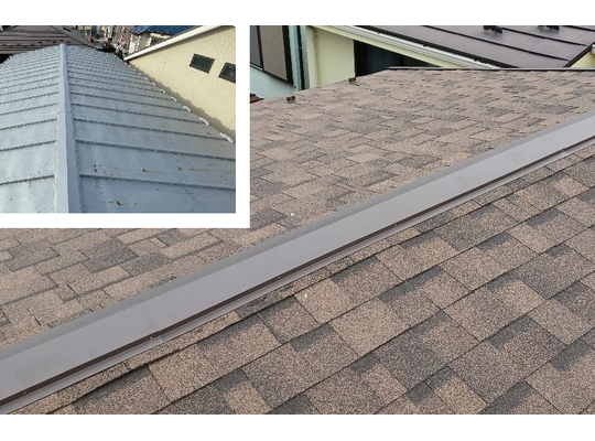 座間　重ね葺き