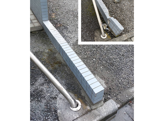 足立区　ブロック補修
