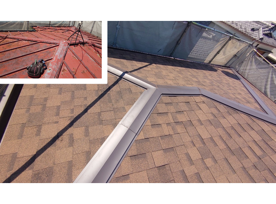 大田区　重ね葺き